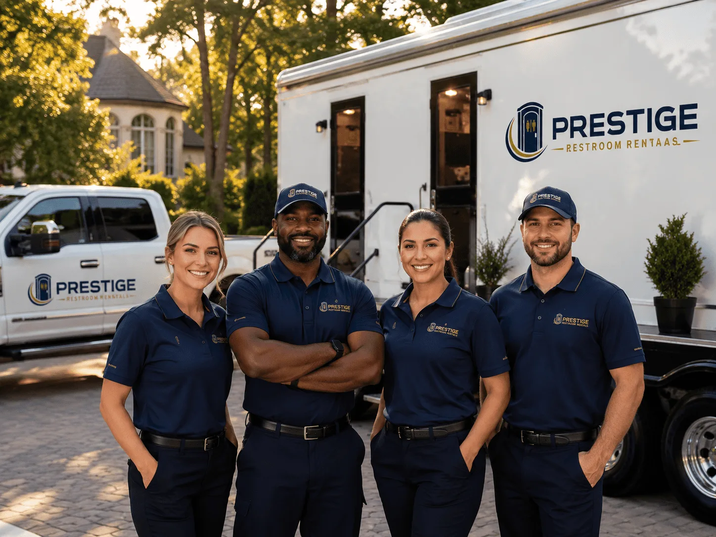 Trusted Luxury Portable Restrooms company in Kossuth, PA